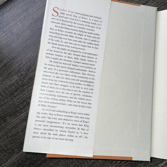 Bag of Bones by Stephen King (1998, Hardcover) with dust jacket - Picture 4 of 7